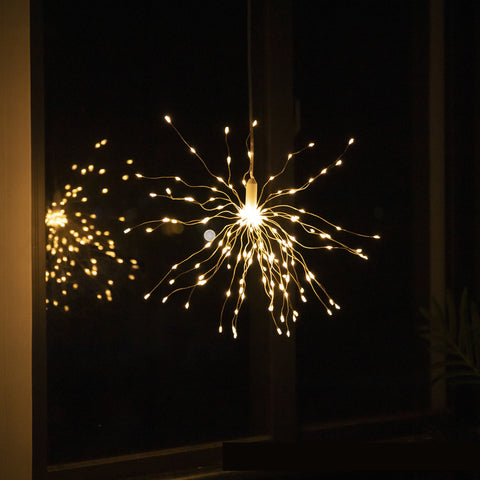 Outdoor Waterproof Dandelion String Light - Remote Control Copper Wire Lamp