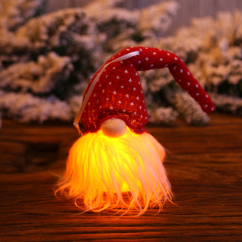 Christmas Forester Gnome LED Doll - Hanging Tree Decoration Pendant