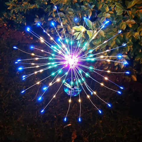 Solar Firework LED Light - Copper Wire Ground Plug