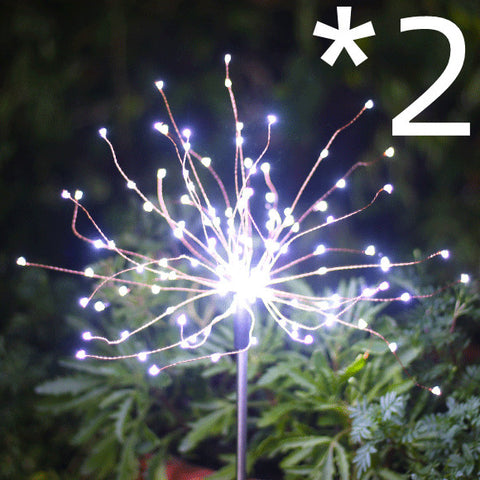 Solar Firework LED Light - Copper Wire Ground Plug