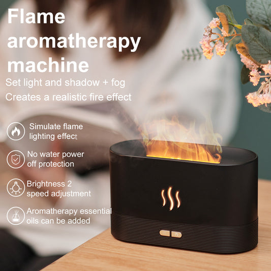 Fire Flame Humidifier Aroma Diffuser - Ultrasonic Essential Oil Humidifier