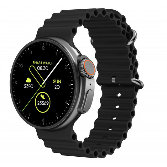 New K9 Smartwatch: Sleek Round Screen, Wireless Charging, NFC & Payment Functionality