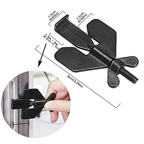 Portable Door Lock - Travel Anti-Theft & Self-Defense Door Stopper - FREE SHIPPING