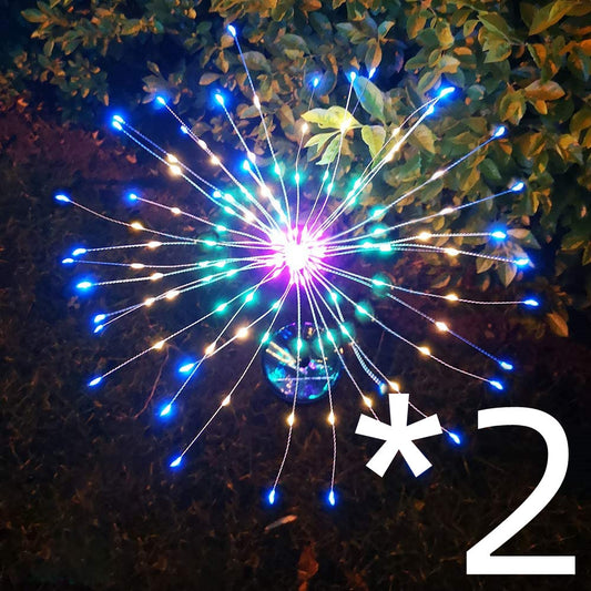 Solar Firework LED Light - Copper Wire Ground Plug