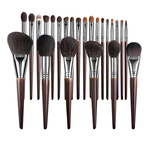 OVW Natural Goat Hair Makeup Brush Set – Professional Blending & Smudging Kit