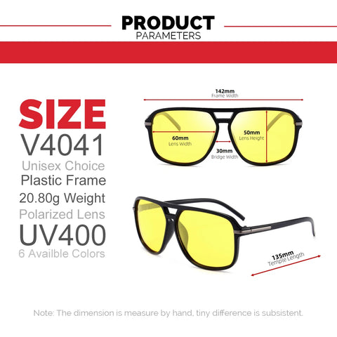 (702) Yellow Photochromic Sunglasses: Stylish, Polarized, and Perfect for Day and Night!