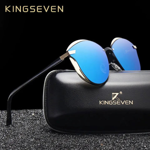 102 Stylish Polarized Cat Eye Sunglasses for Women. KINGSEVEN