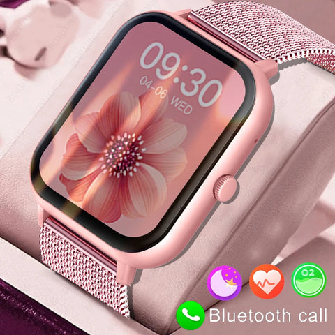 (3001) Smart Watch for Women - Custom Dial, Waterproof, Bluetooth, Full Touch for Android & iOS