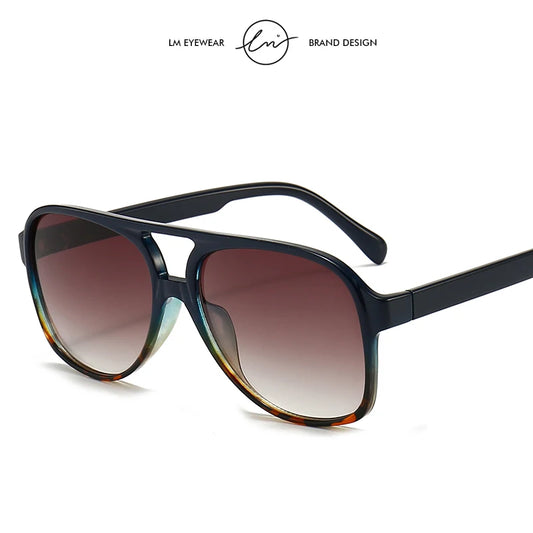 (703) LM Retro Vintage Aviator Sunglasses: Stylish, Polarized, and UV400 Protection.