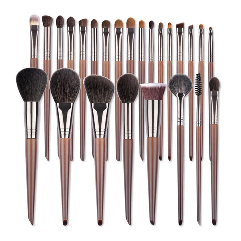 OVW Natural Goat Hair Makeup Brush Set – Professional Blending & Smudging Kit