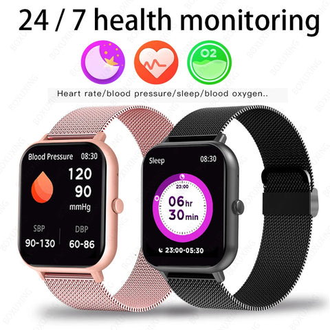 (3001) Smart Watch for Women - Custom Dial, Waterproof, Bluetooth, Full Touch for Android & iOS