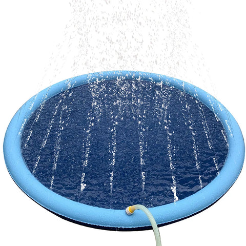 (1002) Summer Dog Splash Sprinkler Pad - Interactive Water Mat