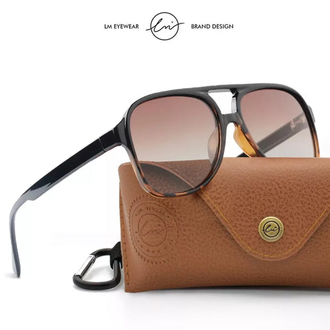 (703) LM Retro Vintage Aviator Sunglasses: Stylish, Polarized, and UV400 Protection.