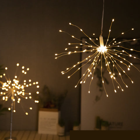 Outdoor Waterproof Dandelion String Light - Remote Control Copper Wire Lamp