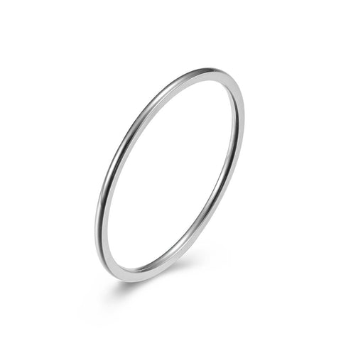 Tri-color Titanium Steel Women's Tail Ring For Everyday Wear