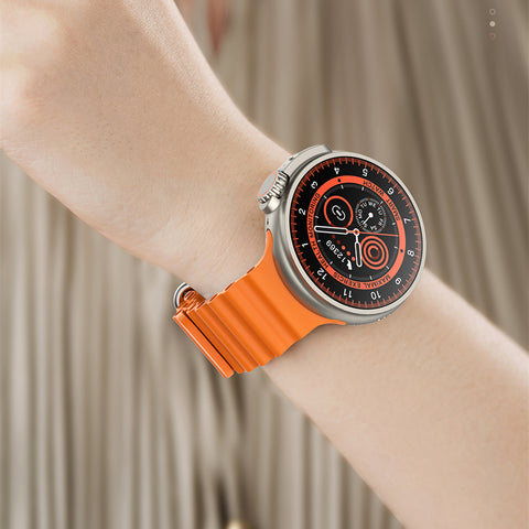 New K9 Smartwatch: Sleek Round Screen, Wireless Charging, NFC & Payment Functionality