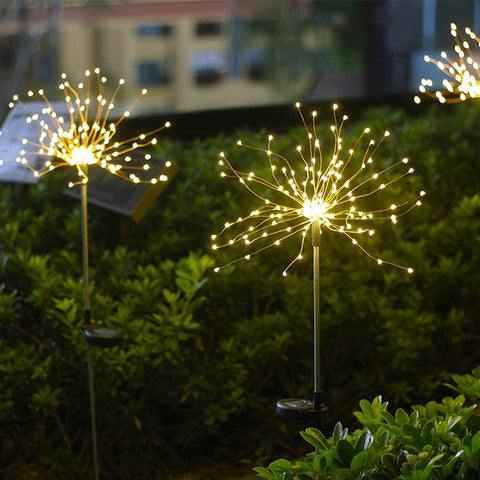 Solar Firework LED Light - Copper Wire Ground Plug